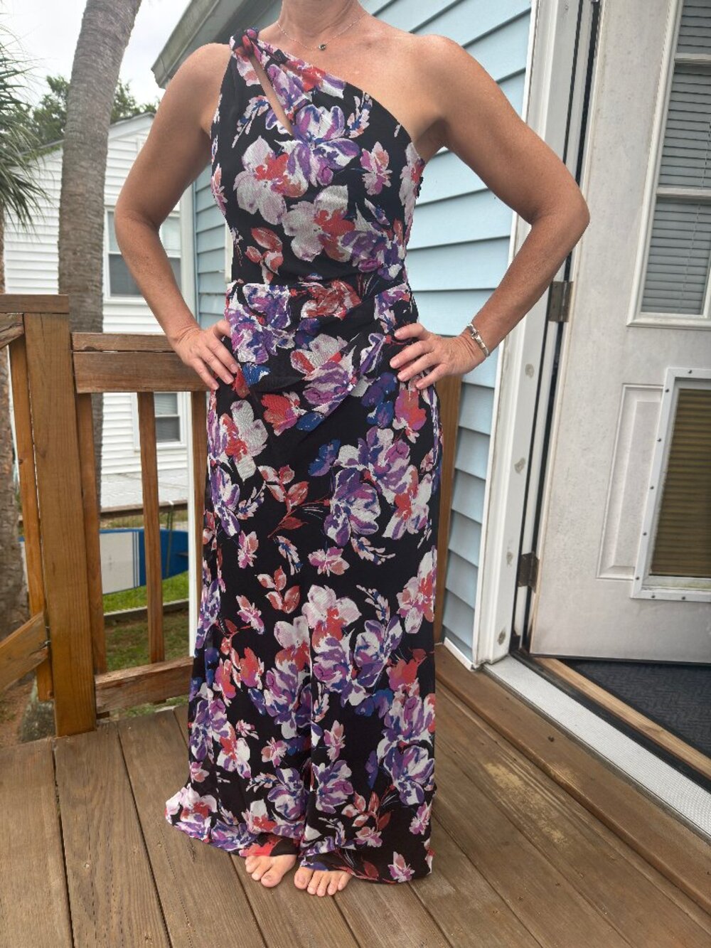 Ralph Lauren - one shoulder, floor length - size 6